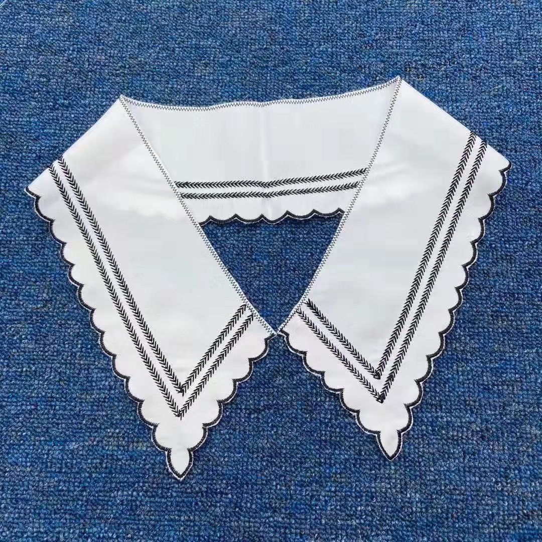 collar trimming for garment faux collar accessory lace neck collar for T-shirt