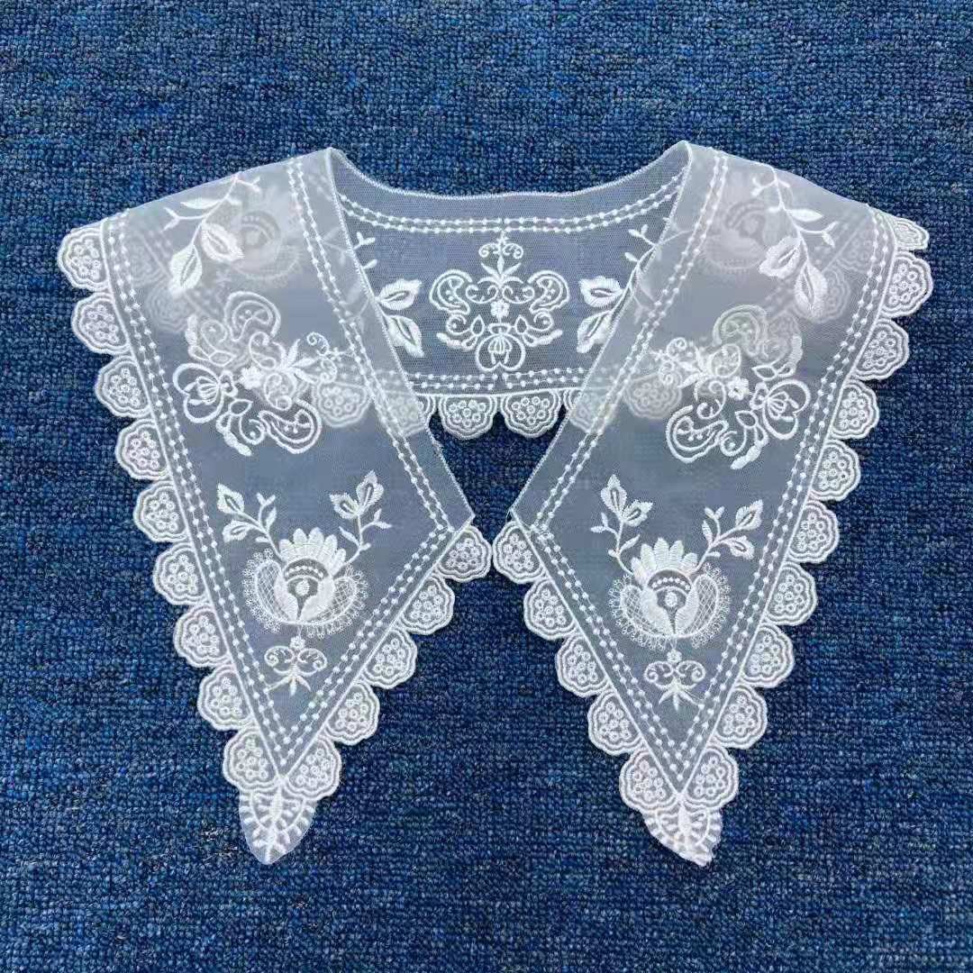 collar trimming for garment faux collar accessory lace neck collar for T-shirt