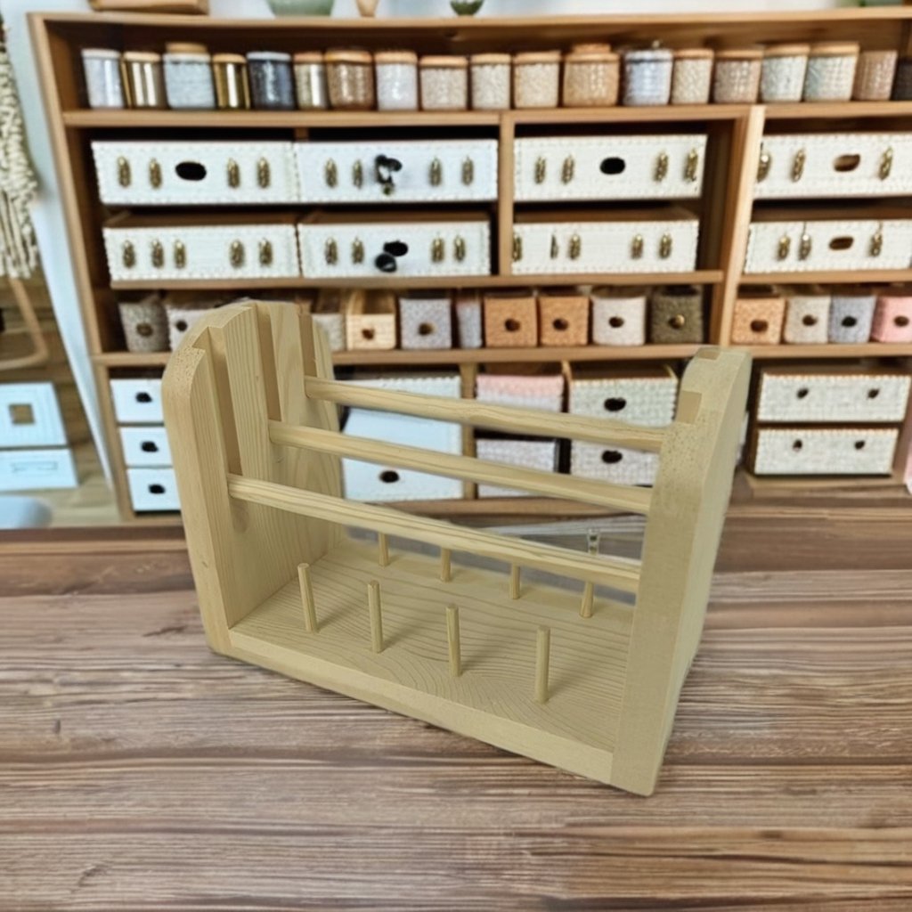 Portable Rotary Spinning Machine Wooden Bobbin Holder Hand Knitting Crochet Yarn Wool Ball Winder Blanket Ladders Racks Other