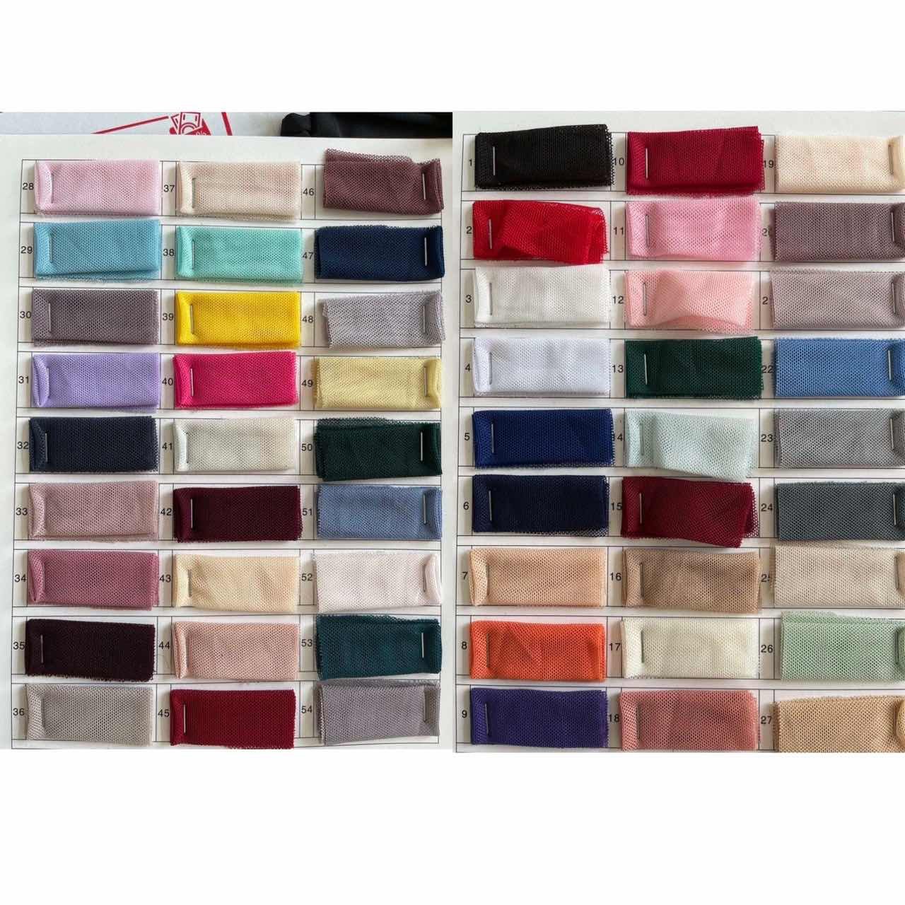 Nylon Spandex Stretched Corset Fabric Knitted Elastic Power Net Mesh for Underwear Lingerie Fabric Tricot Customized Soft 125GSM