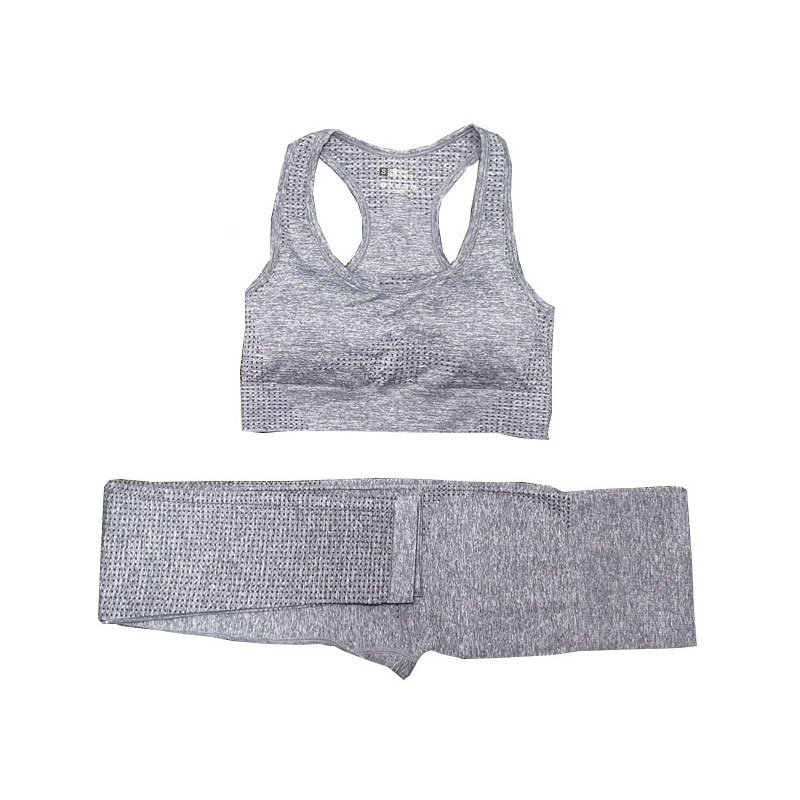 New Seamless Knitted Sexy Sports Yoga Clothes Running Gym Fitness Set High Waist Yoga Wear Women's Workout Yoga Sets