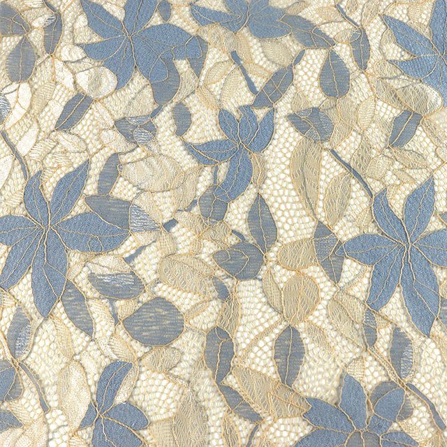 2023 trendy new luxury lace fabric nylon polyester gold lace fabric for women's dresses and children's clothing