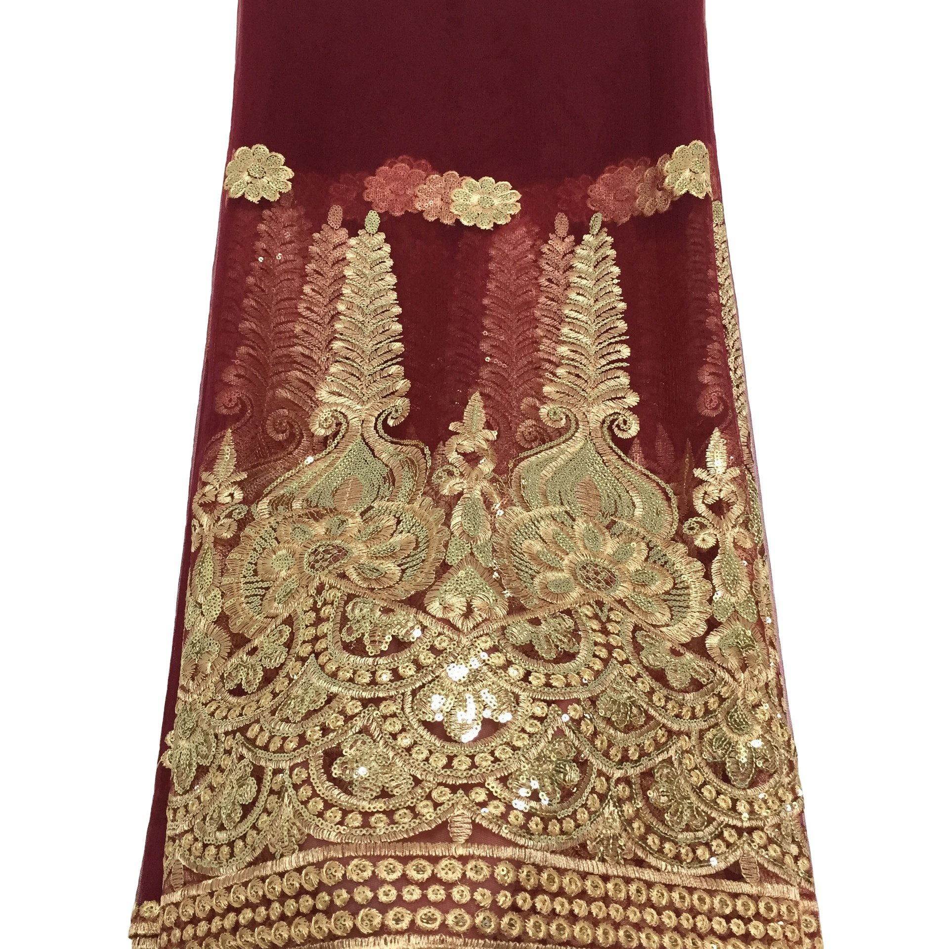Source factory direct sale African George lace fabric velvet lace with sequins women's clothing