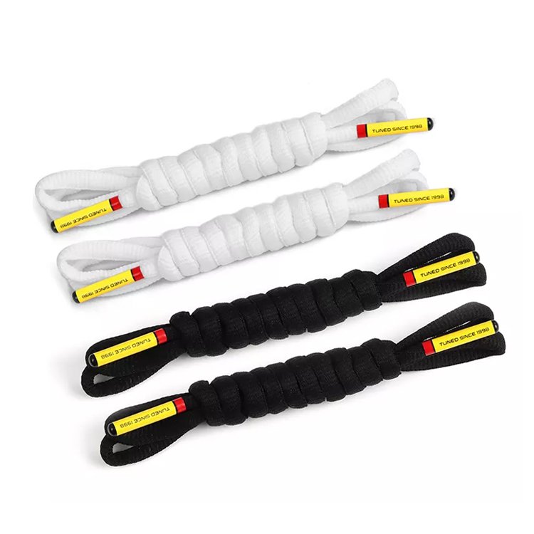 Fashion Custom Sneaker Drawcords Shoe String Round Shoelace TUNED SINCE 1998 AJ1 Shoe Lace Tip