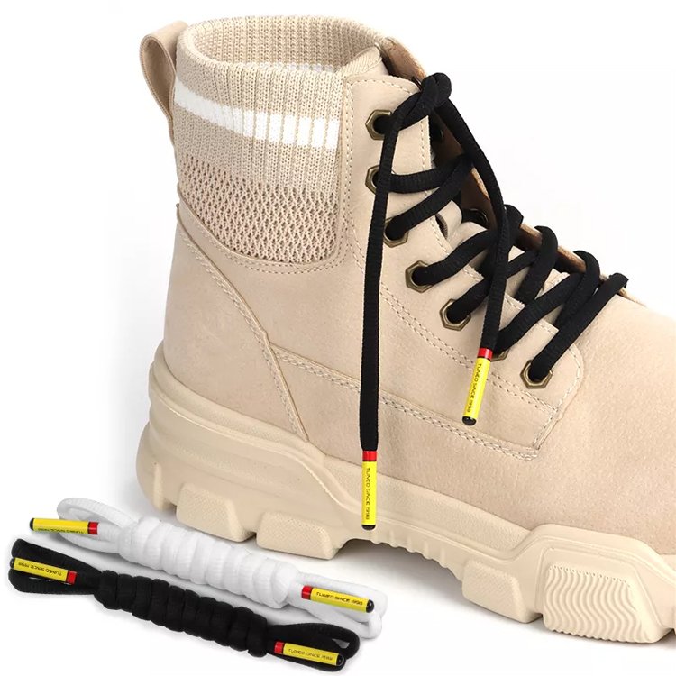 Fashion Custom Sneaker Drawcords Shoe String Round Shoelace TUNED SINCE 1998 AJ1 Shoe Lace Tip