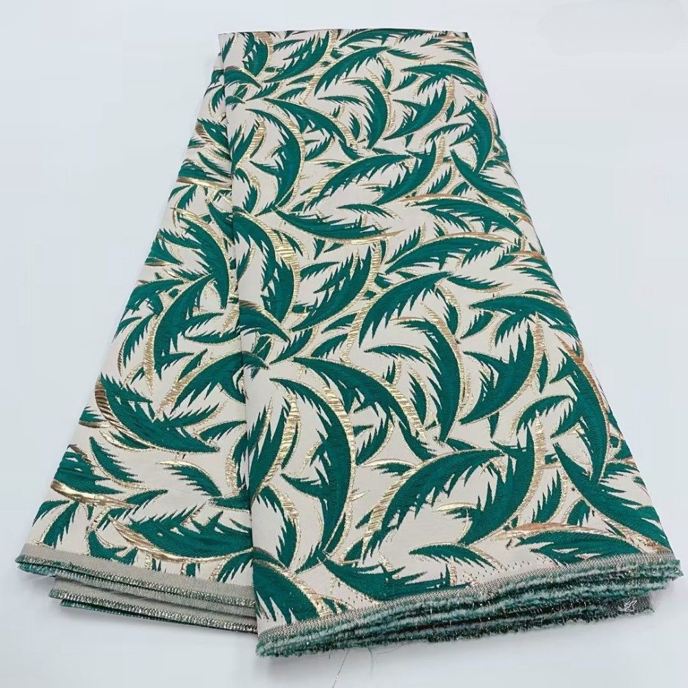 Wholesale African Brocade Fabric Jacquard Damask Design Brocade Jacquard Fabric High Quality For Party Wedding Dress