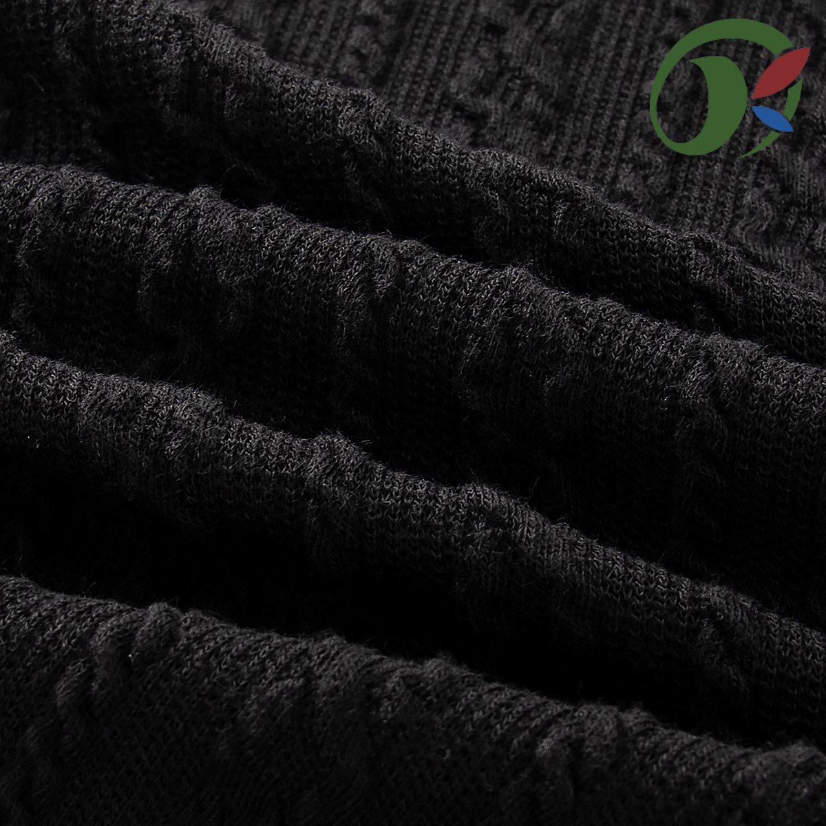 garment New design ribbed knit fabric 96%polyester 4%spandex stretchy jacquard fabric for sweater and clothing