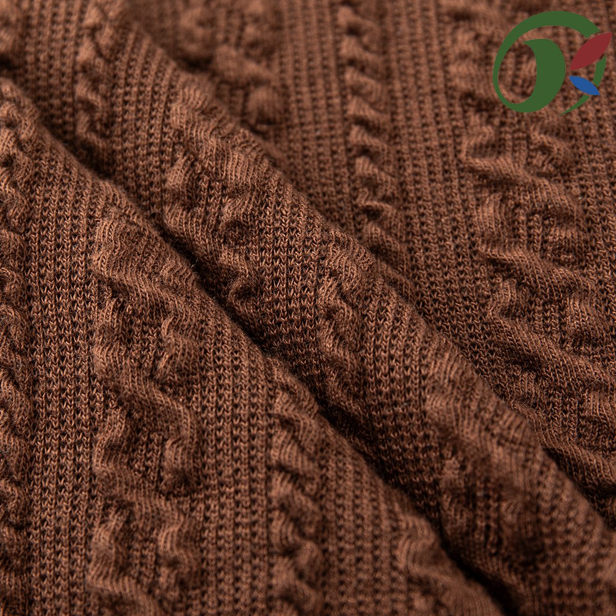 garment New design ribbed knit fabric 96%polyester 4%spandex stretchy jacquard fabric for sweater and clothing