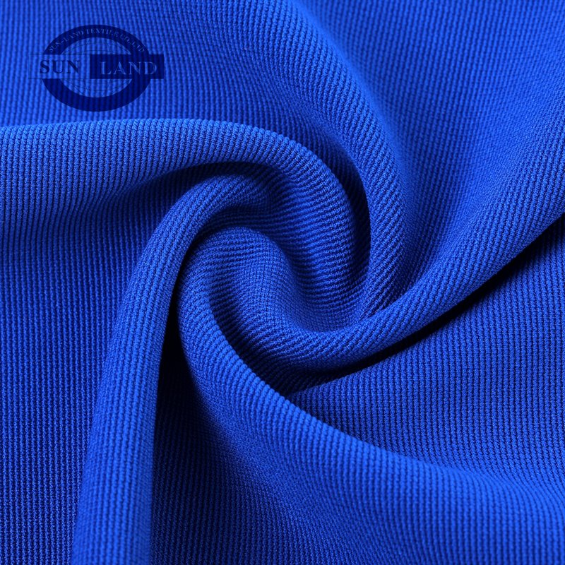 black stock quick delivery sports baseball accessories textile 97 polyester 3 spandex ottoman ribbing stretch knit fabric