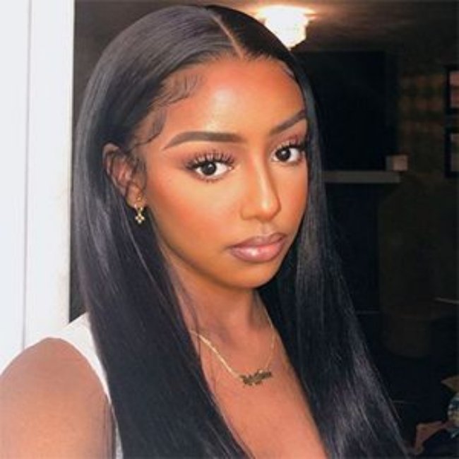 Wholesale 360 Lace Front Human Hair Wigs Natural Straight Transparent Lace Front Wig For Women