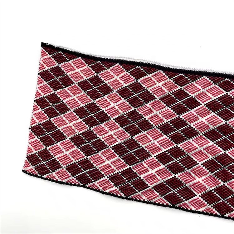 Factory high quality 100% polyester sanding knit rib collar
