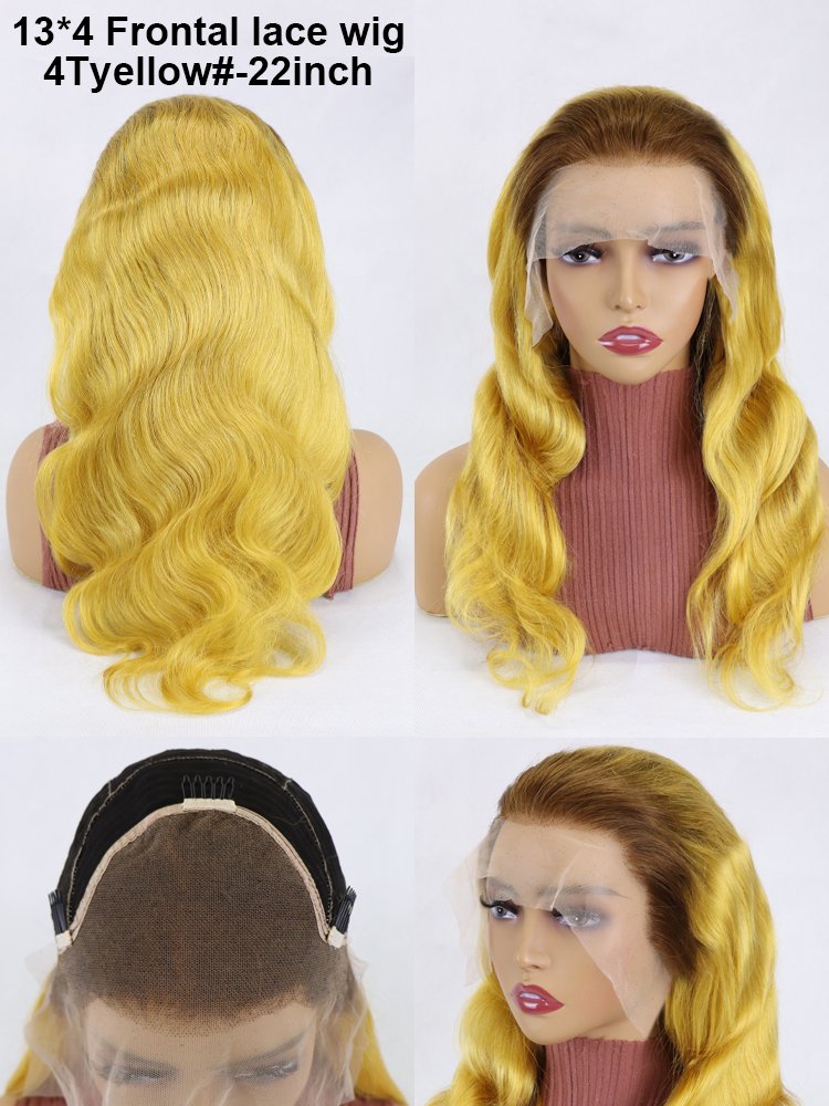 13X4 Hd Human Hair Lace Front Wig Highlighting Beautiful Figure Wavy Human Hair Color Wig Lace Front Brazilian Wig Supplier