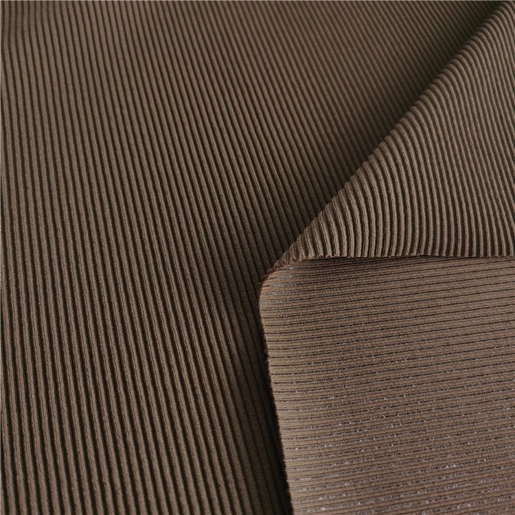 knitting rib 4 way stretch nylon spandex ribbed knit fabric for sportswear rib knit top fabric