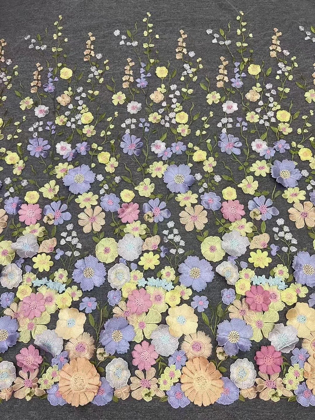 Newly African Tulle Mesh Lace Fabric With Rhinestones Wholesale Shining French Embroidery Lace Fabric For Wedding Dresses