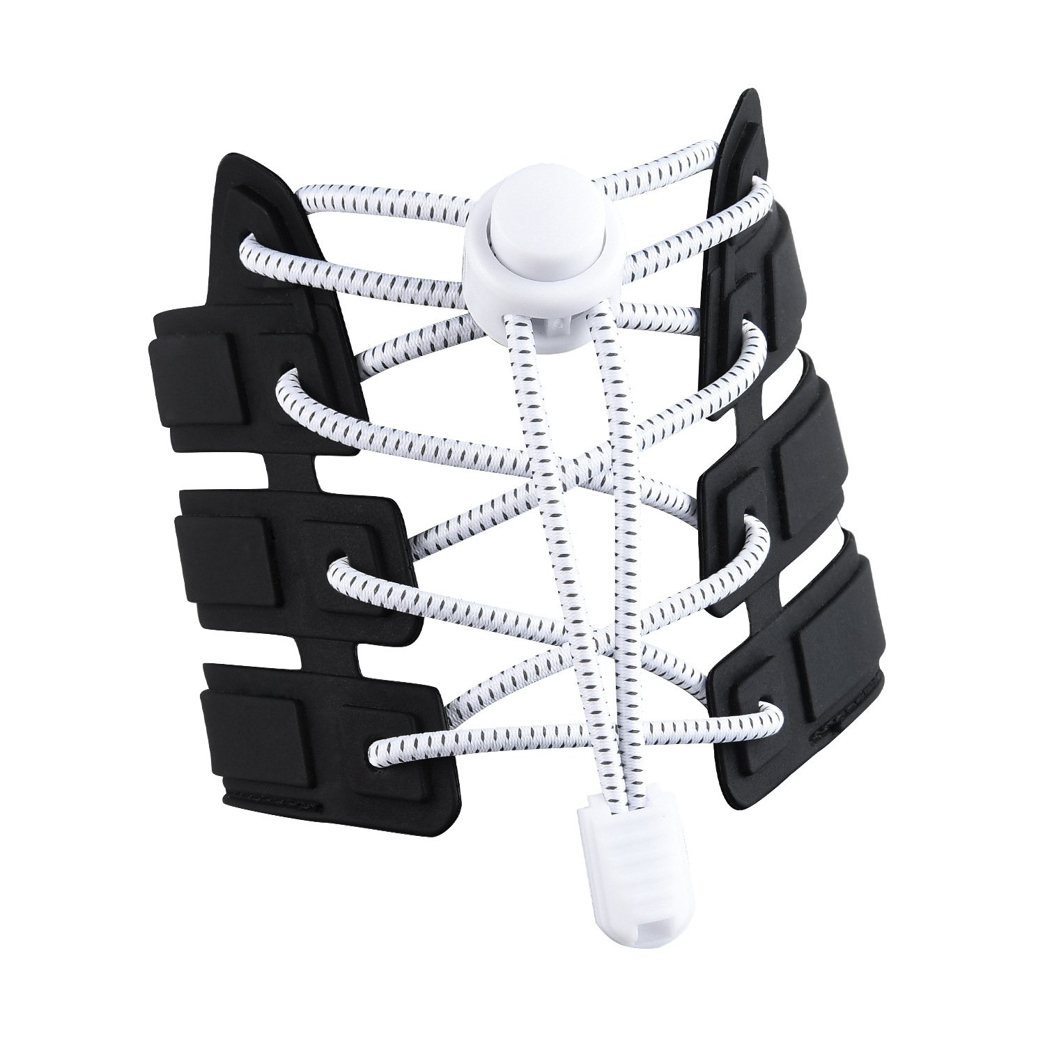 Manufacturer Outdoor Sports No tie Shoe Laces Lazy Elastic Lock Rope Shoelaces for Running Shoes