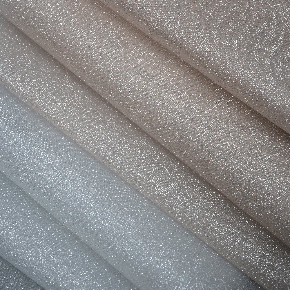 Shinny Bling Glitter Powder Tulle Mesh Lace Fabric for Dresses