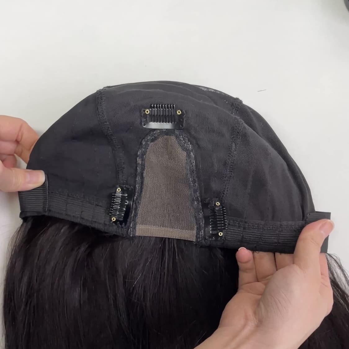hot selling U-Part wigs DiLuxe Burmese Virgin Human Hair straight Wig Cuticle Aligned Machine Unit full volume free chemical
