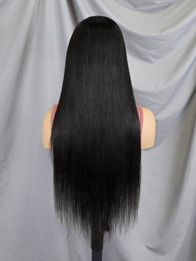 Wholesale Cambodian Wig Supplier 13x4 Straight Lace Front Wig 12A Raw Human Hair Natural Color Lace Frontal Wigs For Black Women
