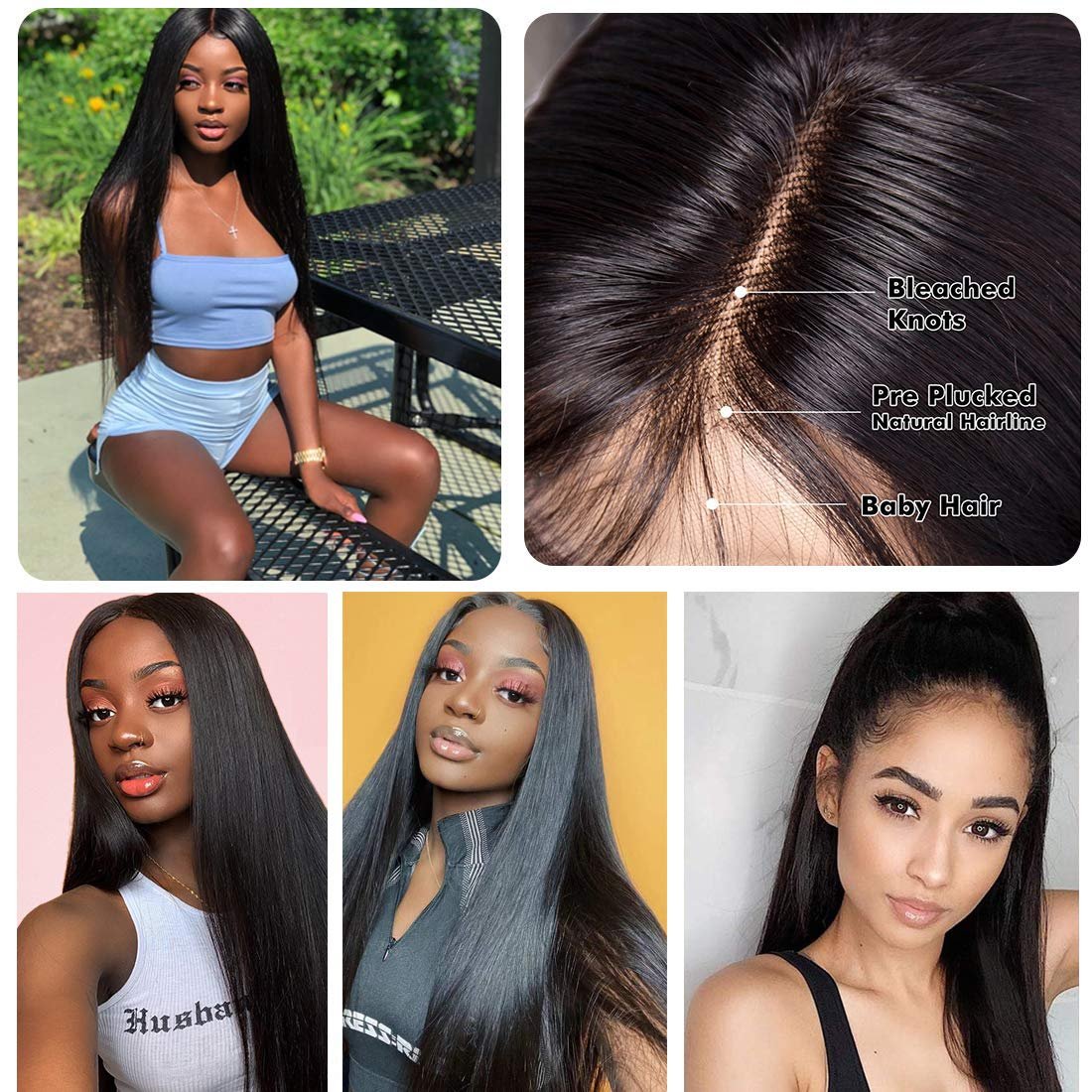 Wholesale Cambodian Wig Supplier 13x4 Straight Lace Front Wig 12A Raw Human Hair Natural Color Lace Frontal Wigs For Black Women