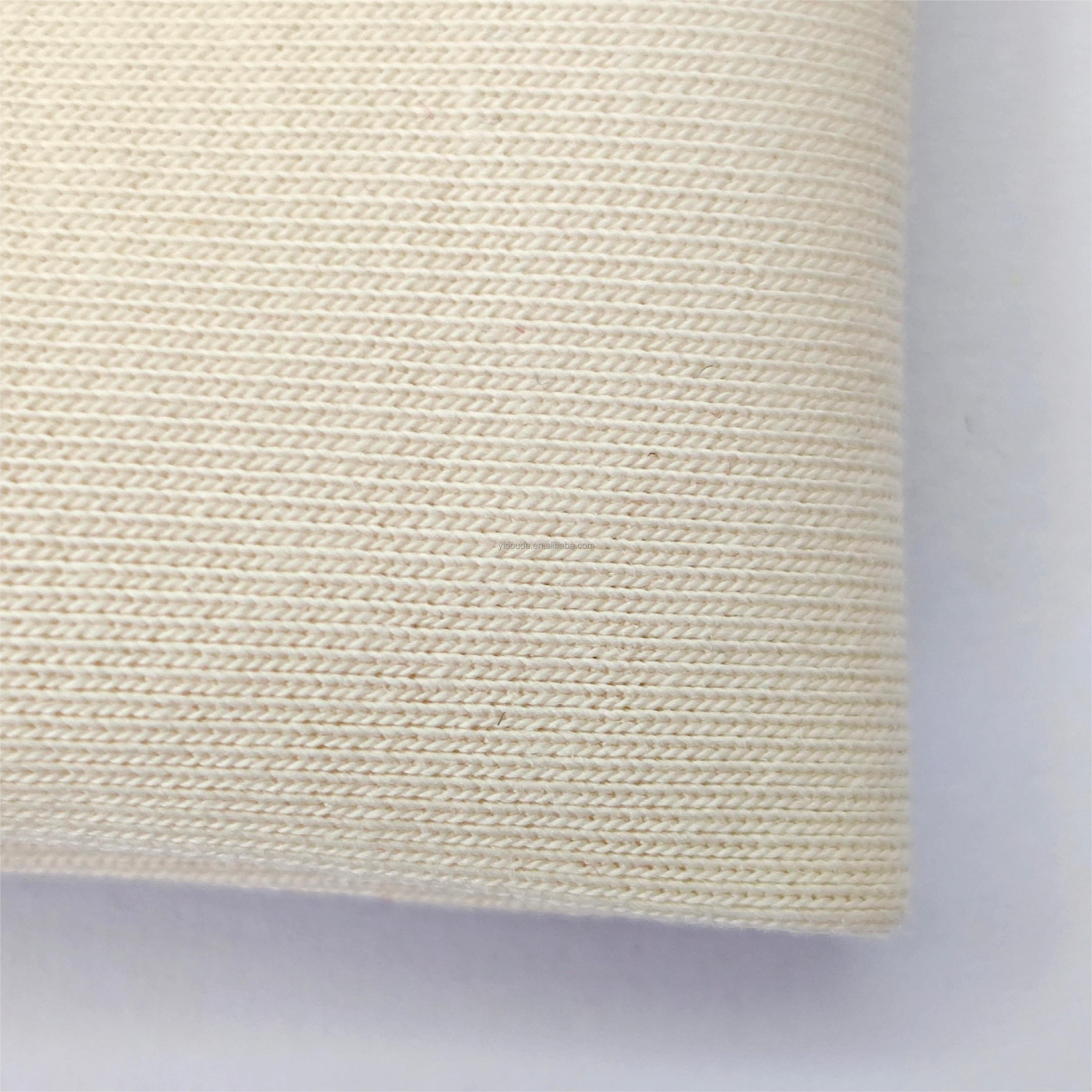 YWH1538# 45 cotton 49 polyester single jersey fabric cotton 320gsm tubular 100 cotton jersey knit fabric
