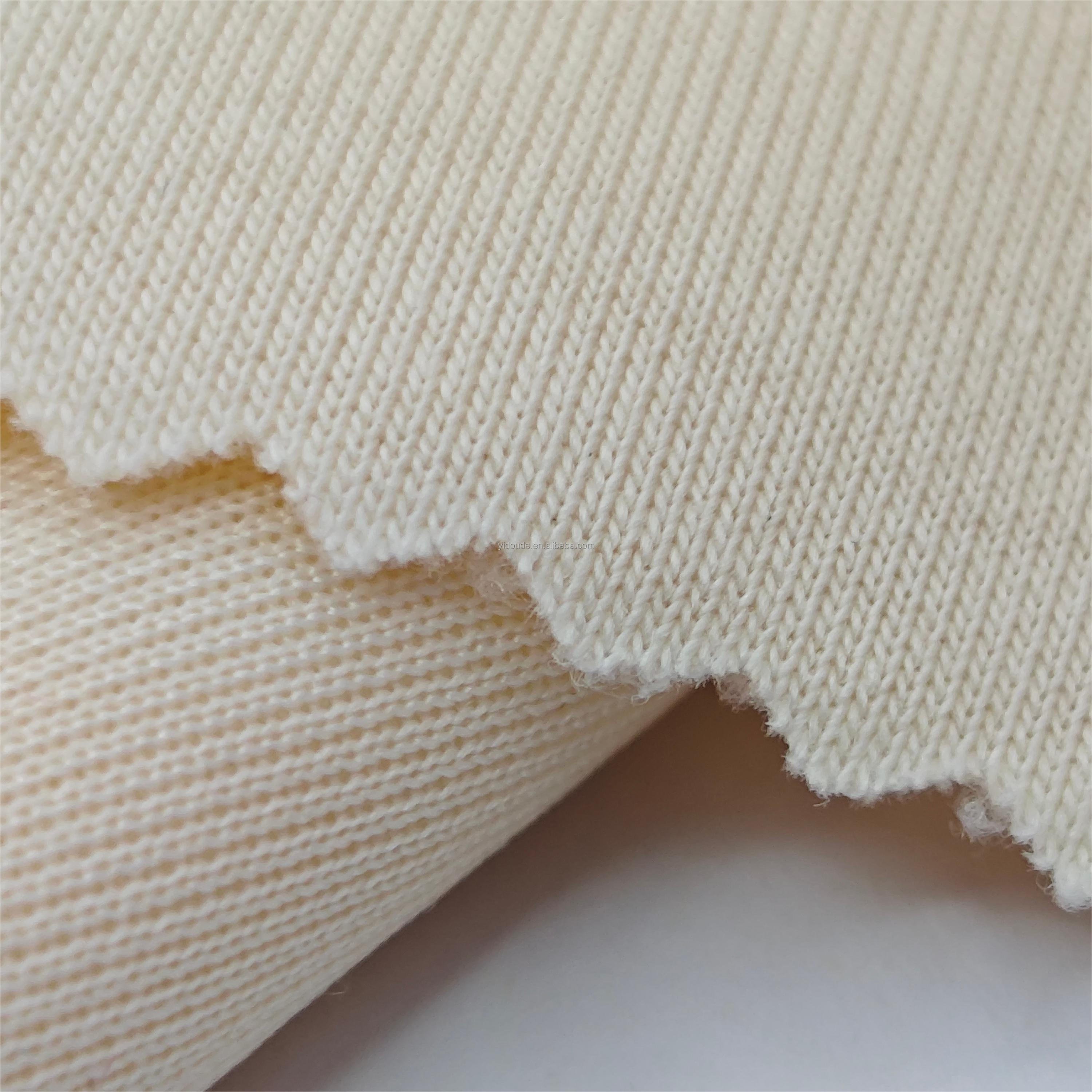 YWH1538# 45 cotton 49 polyester single jersey fabric cotton 320gsm tubular 100 cotton jersey knit fabric