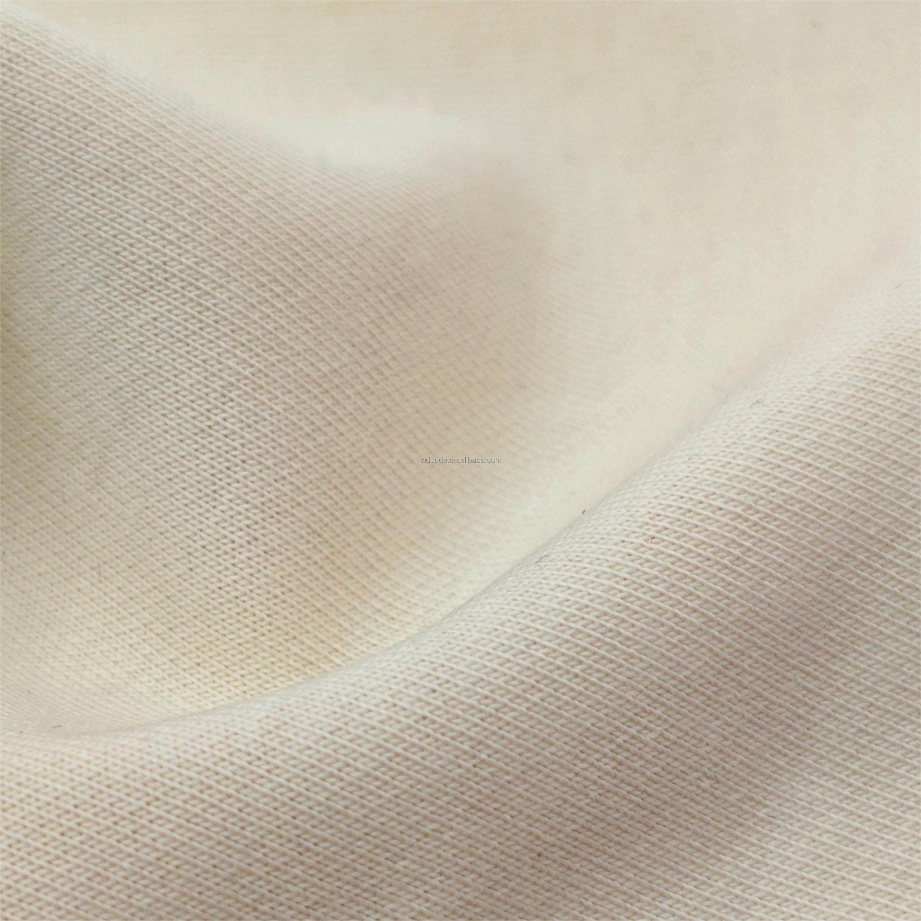 YWH1538# 45 cotton 49 polyester single jersey fabric cotton 320gsm tubular 100 cotton jersey knit fabric