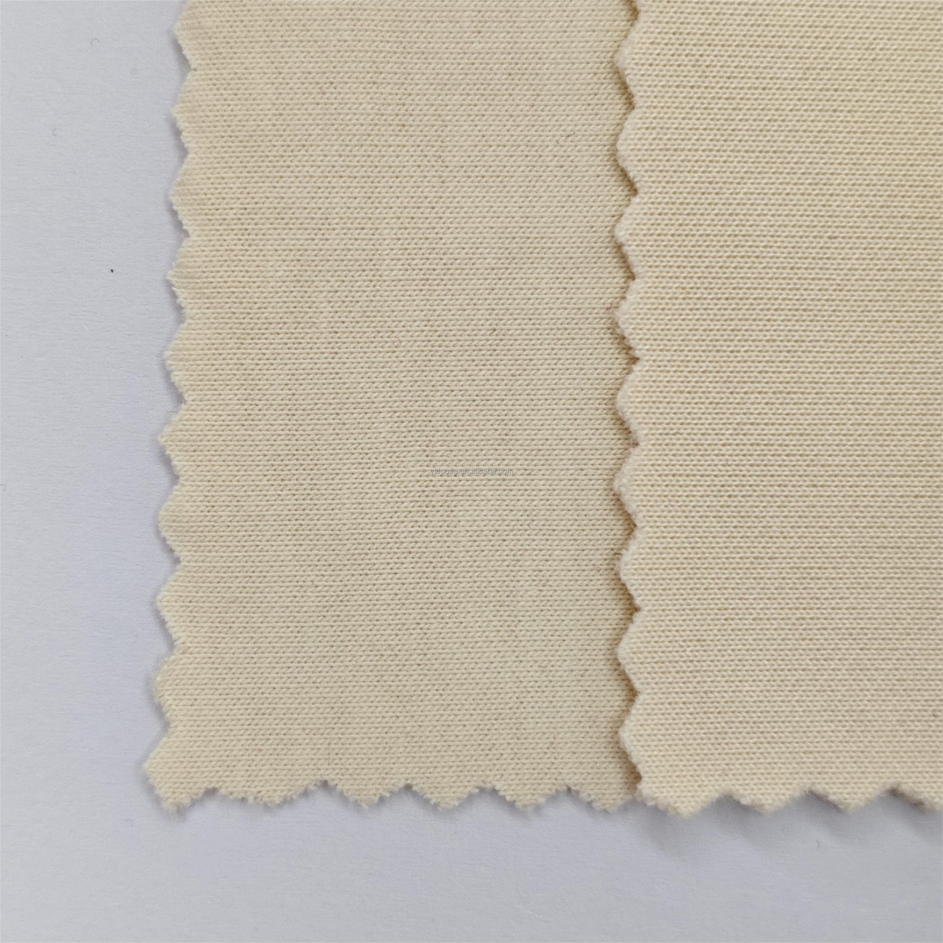 YWH1538# 45 cotton 49 polyester single jersey fabric cotton 320gsm tubular 100 cotton jersey knit fabric