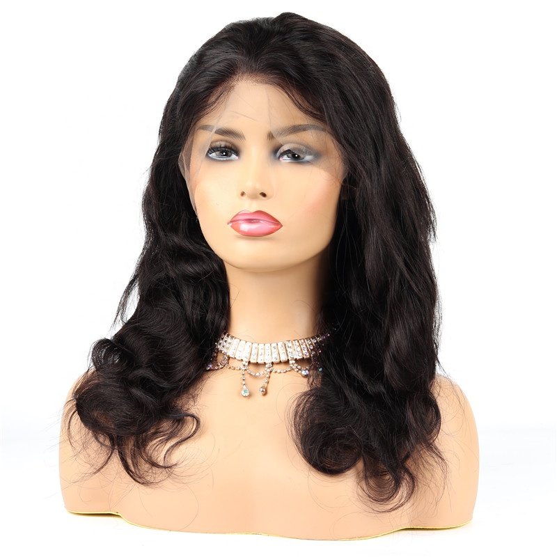 10a top grade body wave wigs 100% unprocessed virgin brazilian human hair full lace wig for black women