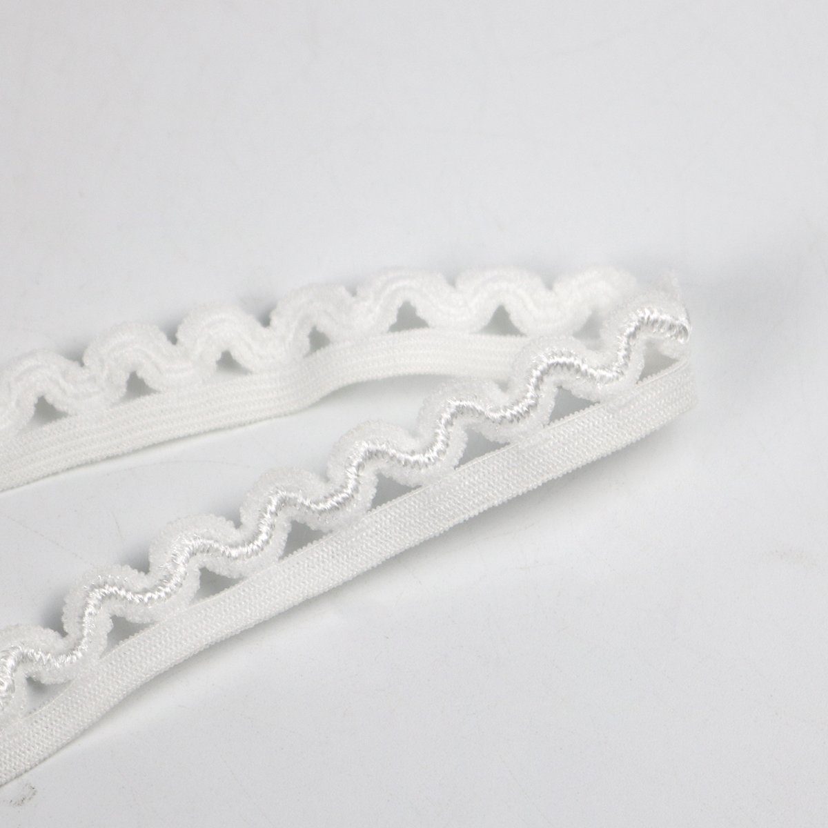 1.5cm Polyester Waves Webbing Women's Breathable Lace Elastic Strap Garment Elastic Band
