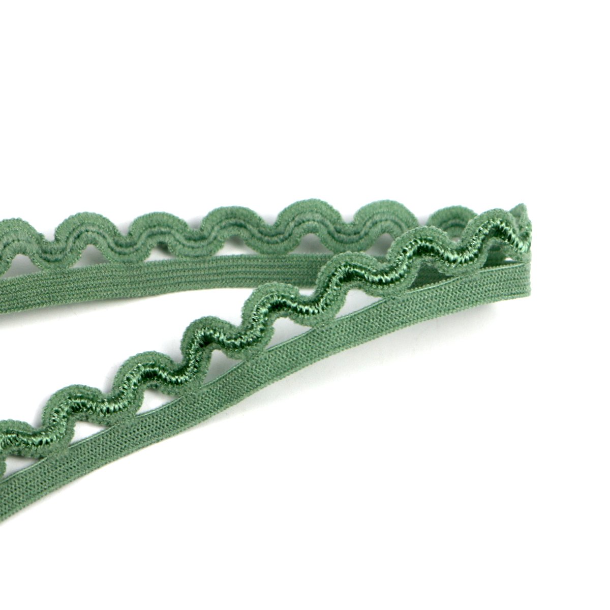 1.5cm Polyester Waves Webbing Women's Breathable Lace Elastic Strap Garment Elastic Band