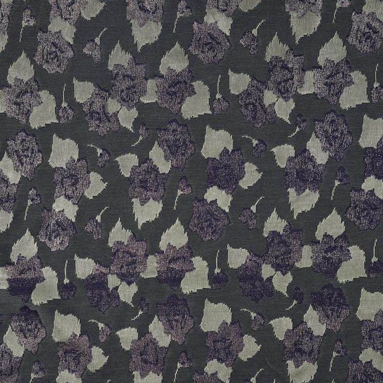 Hejin Custom High Quality Fashion Spandex Nylon Floral Bronzing Soft Jacquard Stretch Knit Rib Fabric for Women Garments