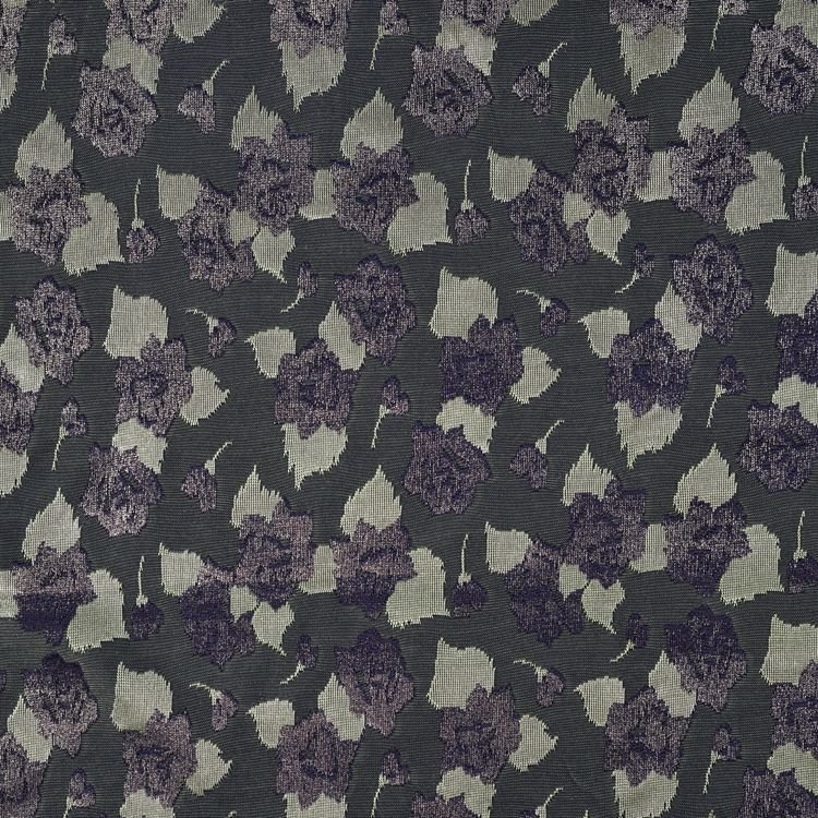 Hejin Custom High Quality Fashion Spandex Nylon Floral Bronzing Soft Jacquard Stretch Knit Rib Fabric for Women Garments
