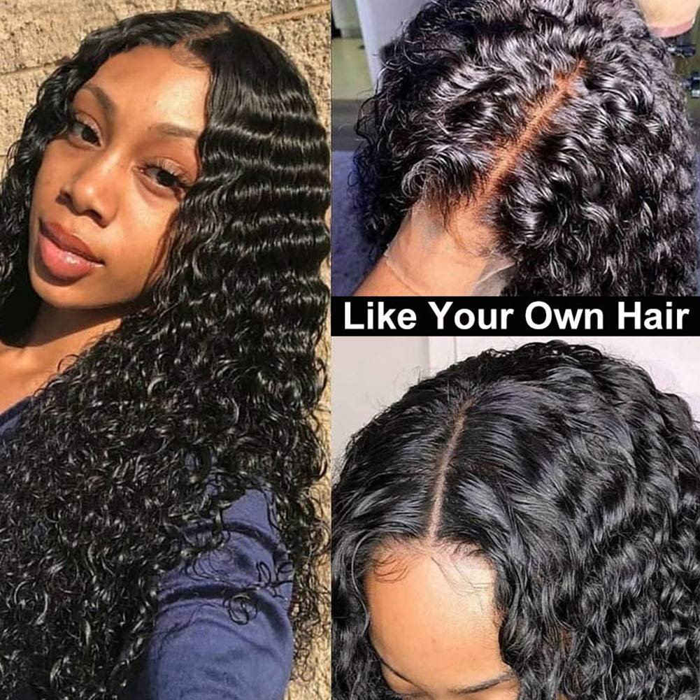 Wholesale 32 40 Inch Pre Plucked 30 Inch Hd Deep Wave Hd Full Lace Frontal Wig Deep Wave 13X4 Lace Front Human Hair Wigs 40 Inch