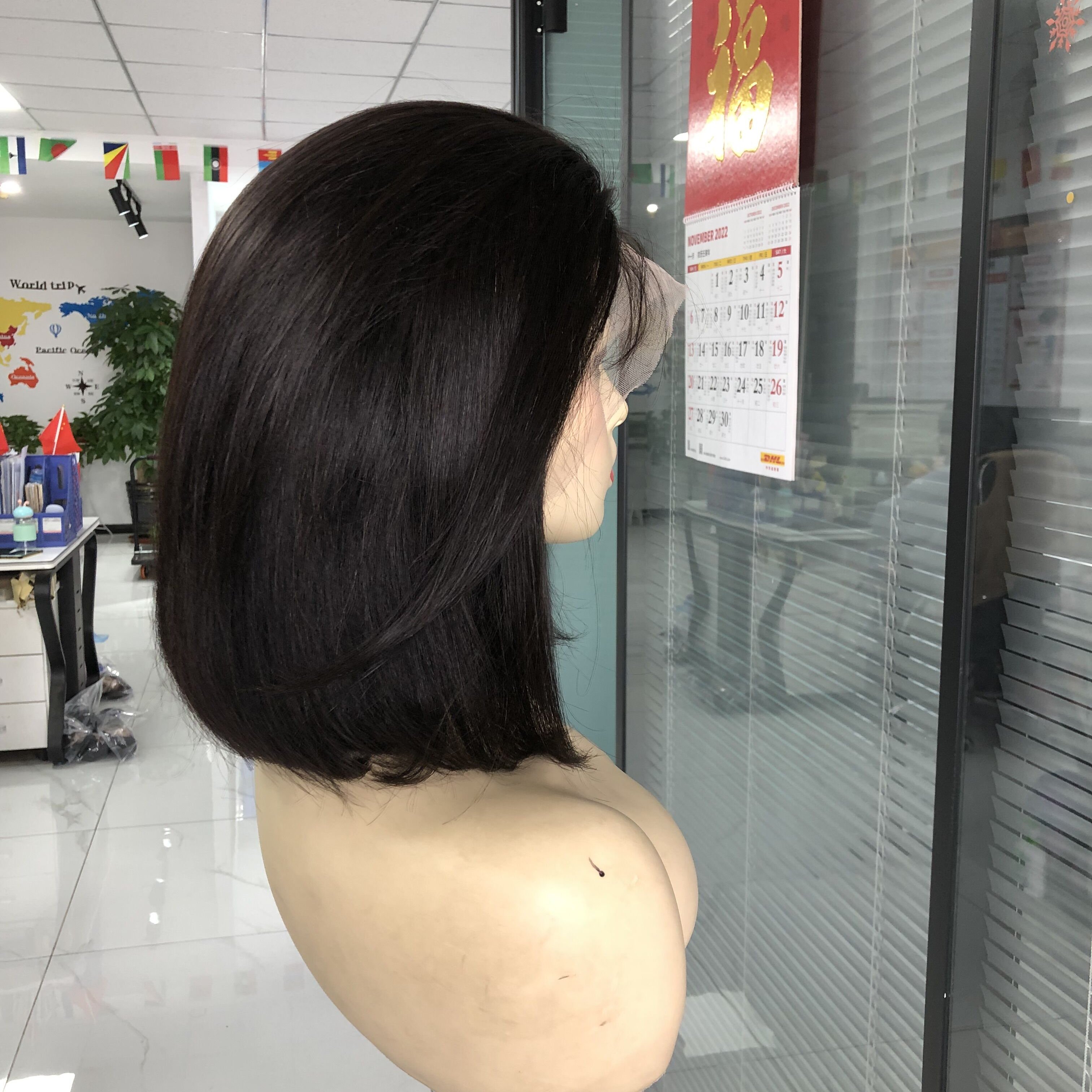 Front Short Wigs Human Hair Wigs Brazilian Hair Wigs Human Hair Vendors Long Swiss Lace Straight Wholesale 13x4 Lace 1 Piece