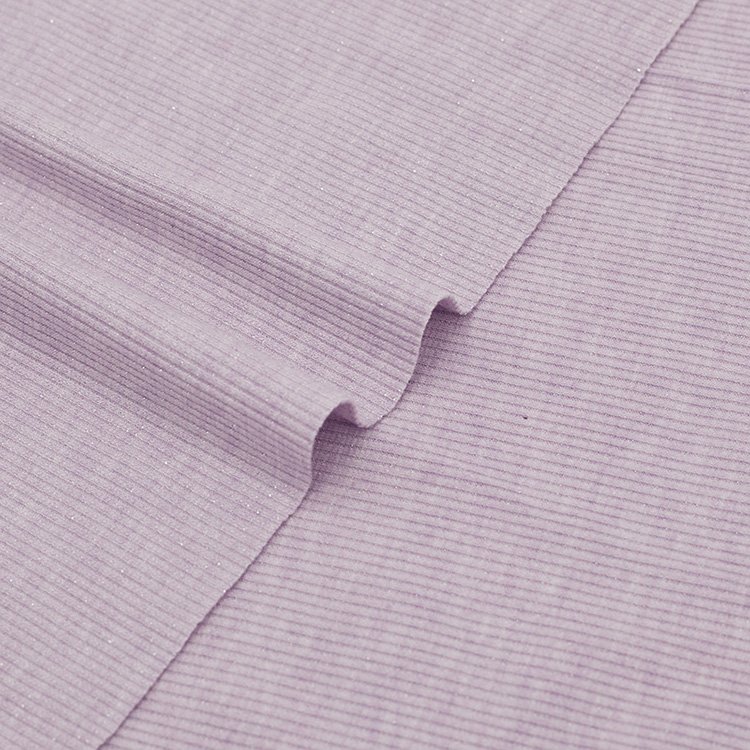 glitter rib silver thread glitter rib pit fabric short sleeves bottoming shirt dress shoe and hat fabric