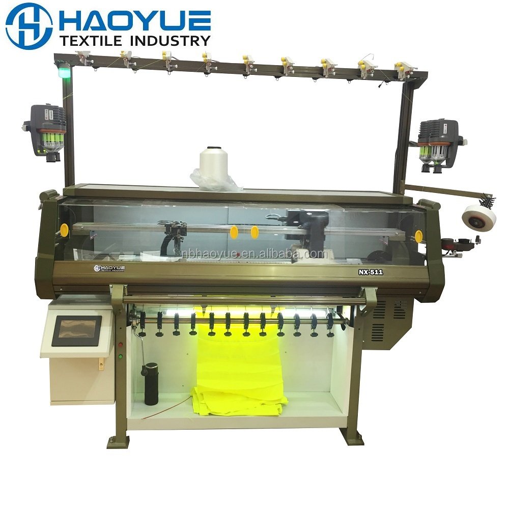 Flat Knit rib Collar knitting Machine Similar KAUO HENG