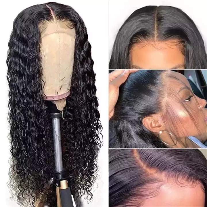 Transparent 13*6 Lace Front Wig Kinky Curly Full Lace Human Hair Wig For Black Women 100% Virgin Hair Hd Lace Frontal Wig Vendor