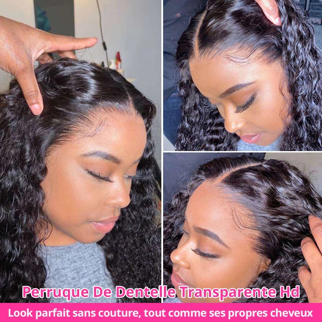 Transparent 13*6 Lace Front Wig Kinky Curly Full Lace Human Hair Wig For Black Women 100% Virgin Hair Hd Lace Frontal Wig Vendor