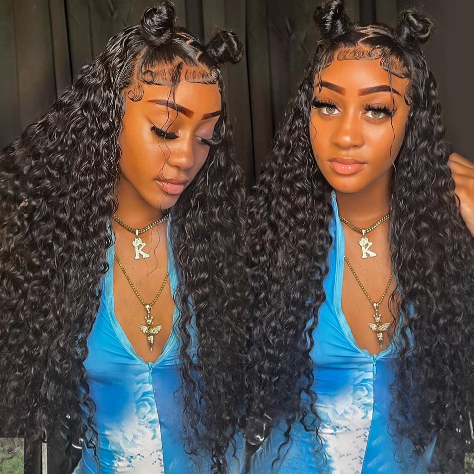 Transparent 13*6 Lace Front Wig Kinky Curly Full Lace Human Hair Wig For Black Women 100% Virgin Hair Hd Lace Frontal Wig Vendor