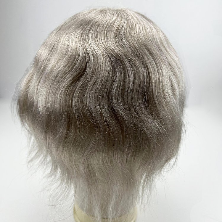 Hot Selling Breathable Full Swiss Lace Base Hair Replacement System 100% Human Virgin Hair Toupee For Men
