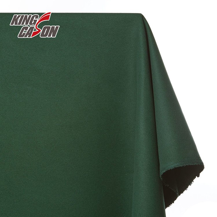 Kingcason Yarn Dyed Suiting Fabric 50% Polyester Blended Knit Supplier Fabrics Light Brushed For Overcoat Rib For Coat Wool