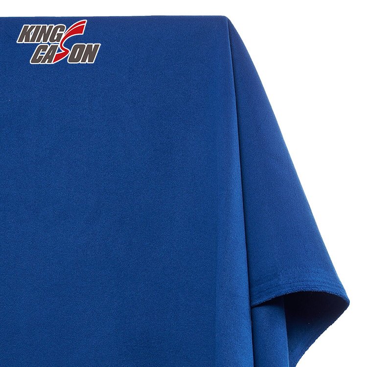 Kingcason Yarn Dyed Suiting Fabric 50% Polyester Blended Knit Supplier Fabrics Light Brushed For Overcoat Rib For Coat Wool