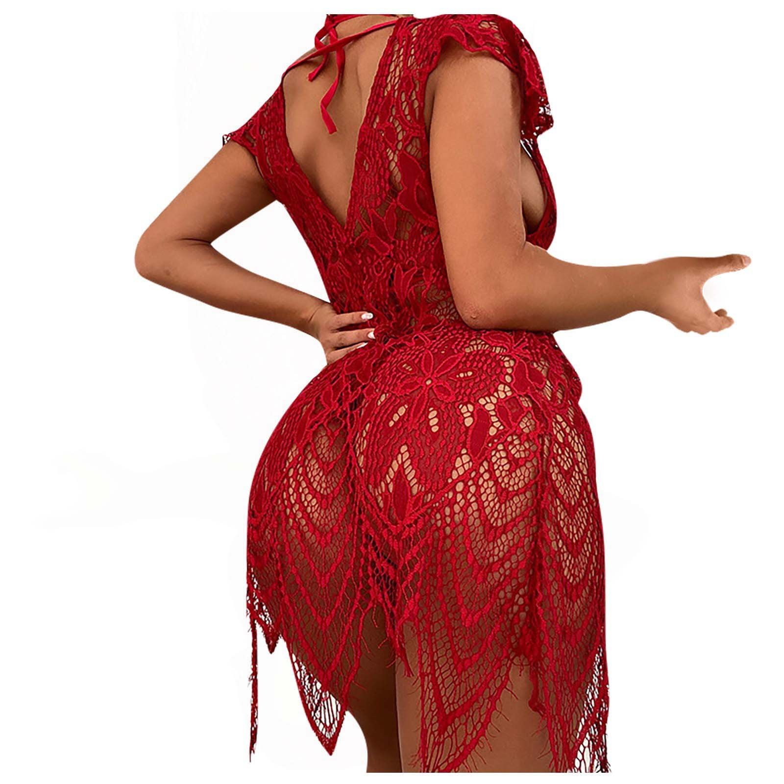 Bathrobe Gown Long Lace Women's New product ideas 2024 Women's sexy nightie
