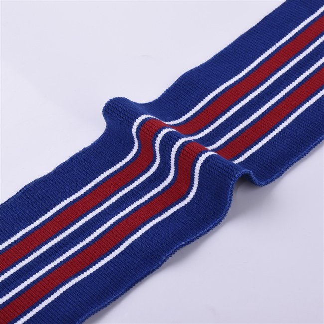 Factory price 92% cotton 8% spandex rib cuffs for sweater and fashion clothes