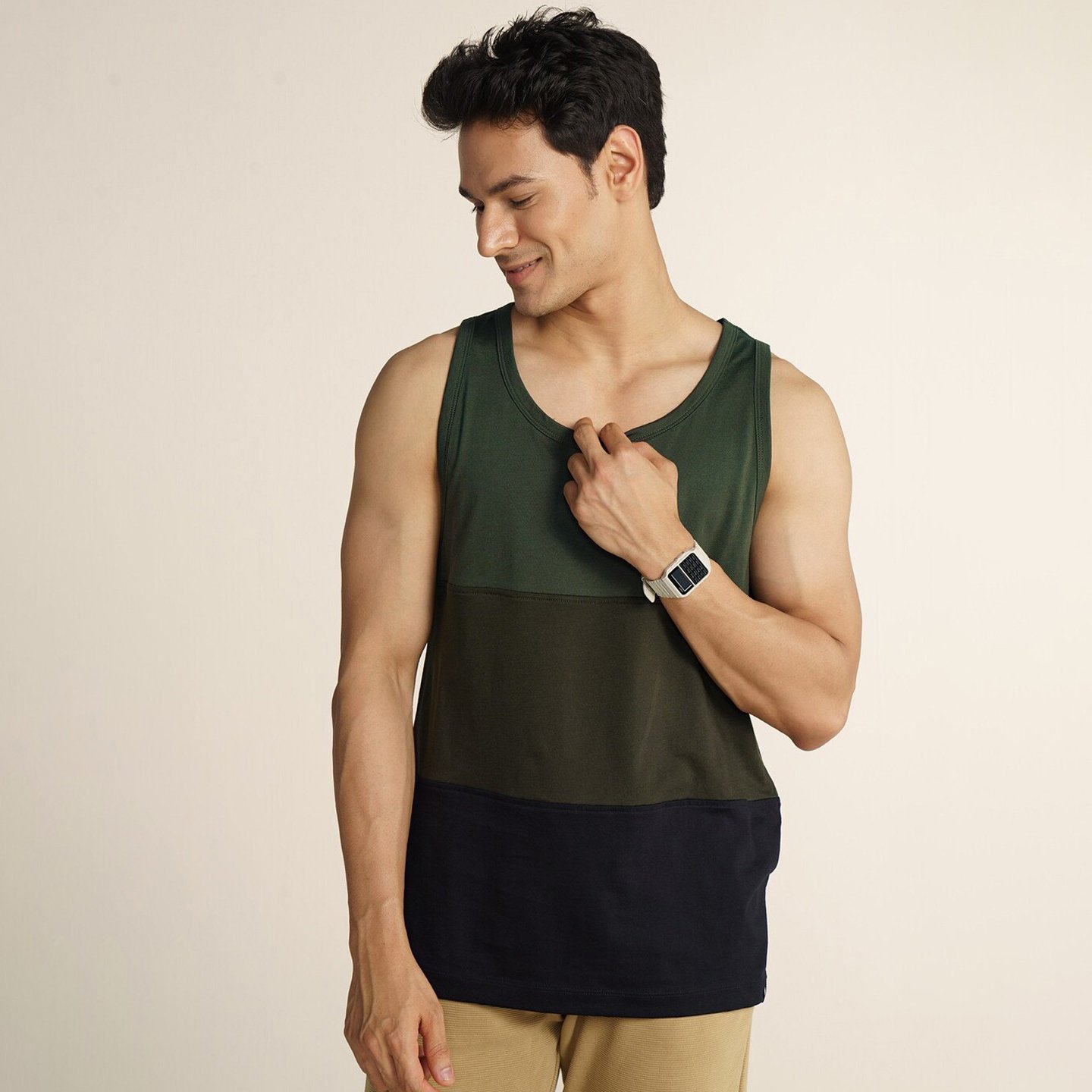 OEM Service New Design Weightlifting Men Tank Top Summer Season High Quality Regular Fit Men Tank Top