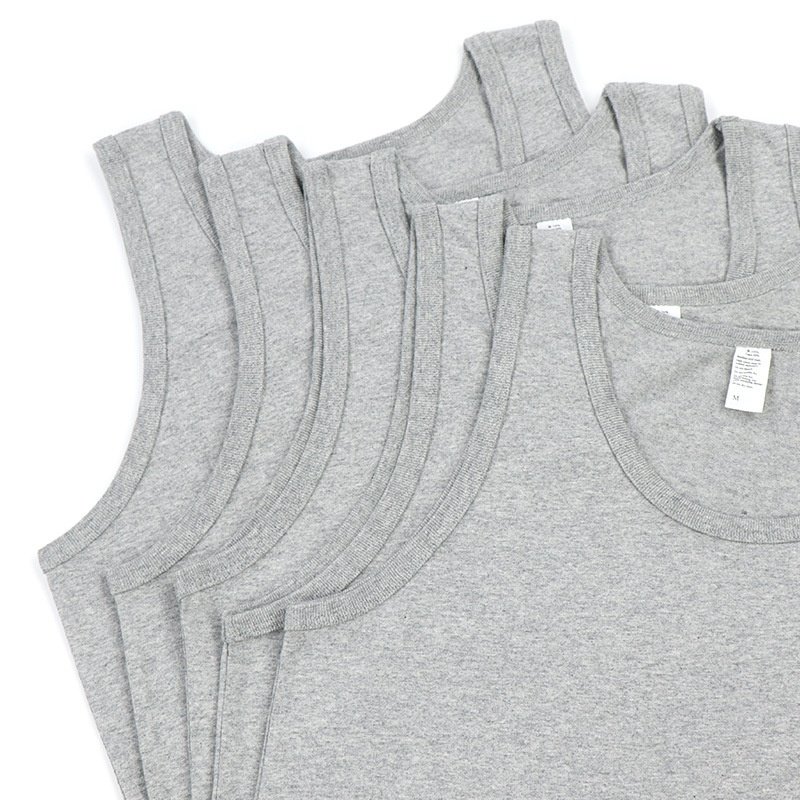 Wholesale Fashionable Summer Custom Men's Tank Tops Breathable Men's 100% Cotton Ribbed Tank Top