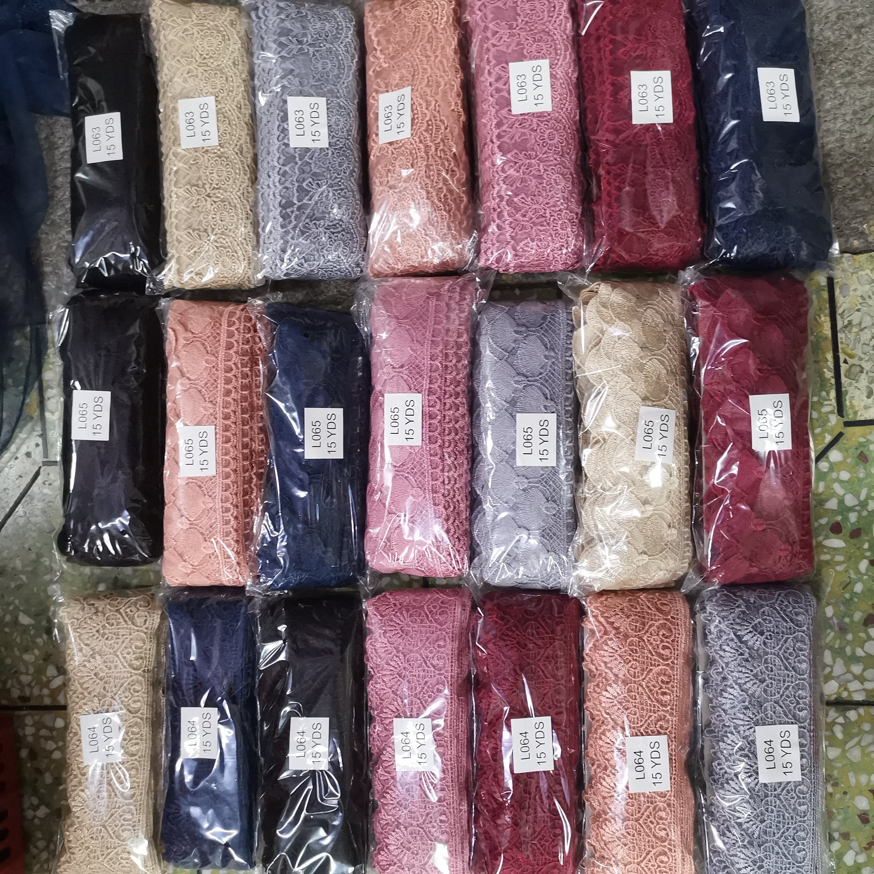 Decorative Polyester clothing Accessories Embroidery Lace Fabric lace