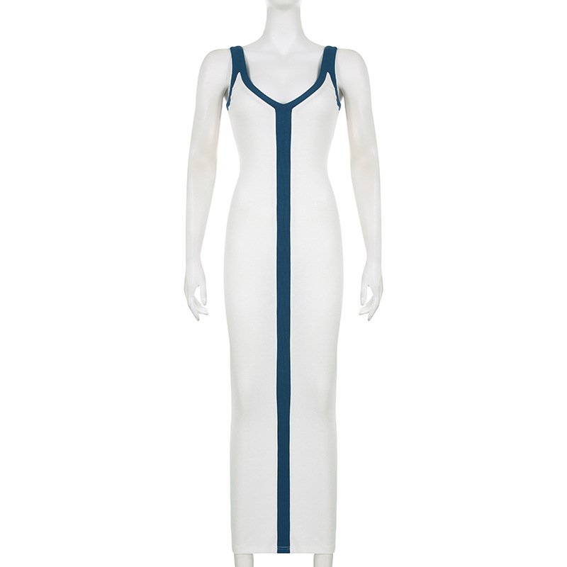 New Arrivals Women Dresses Ribbed Knit Slim Club Party Dress Casual Long Maxi Dresses Women lady Elegant Vintage Clothing