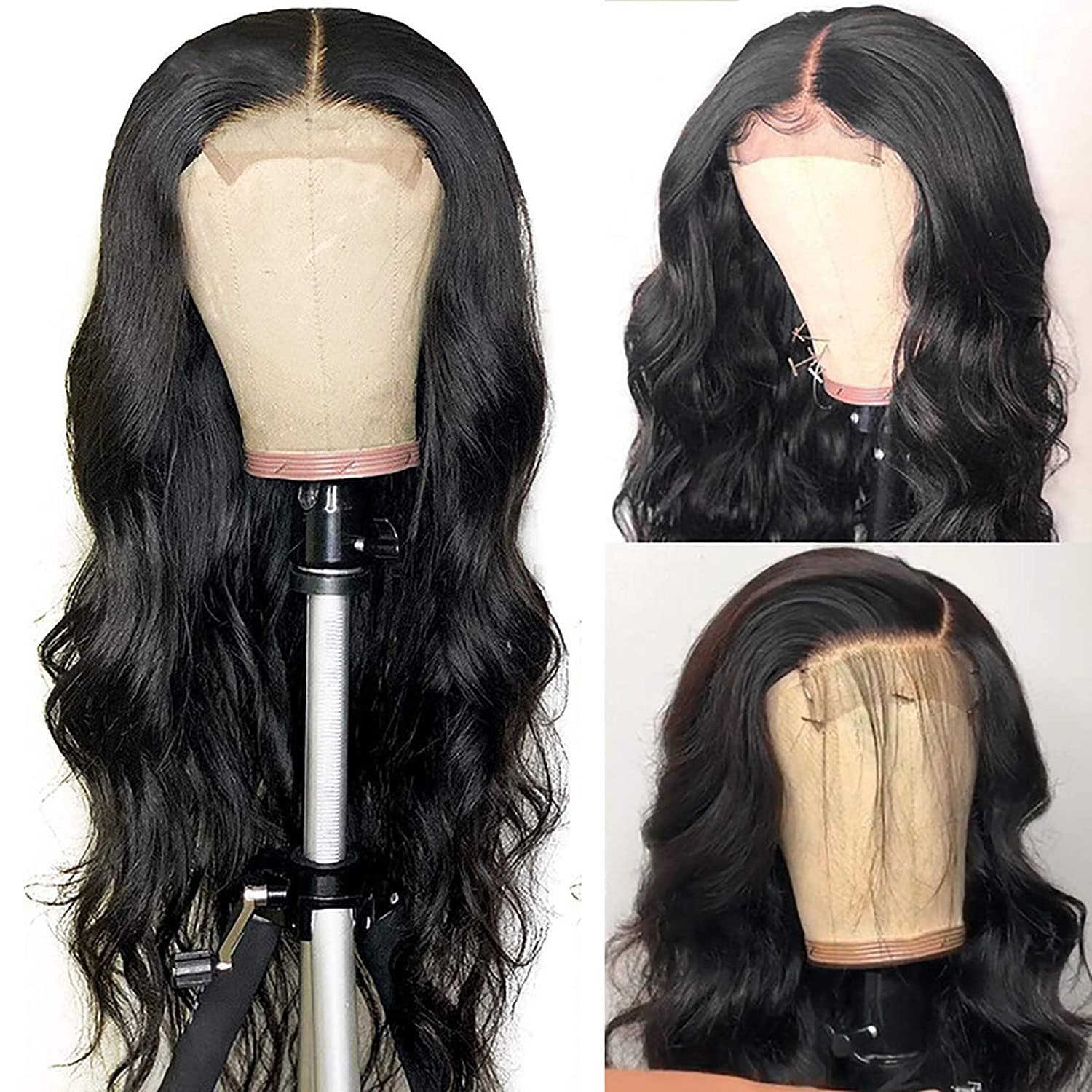 High Quality 10A Transparent Peruvian 13By4 Hd Lace Front Human Hair Wigs Virgin Cuticle Aligned Hair Clean Bleached Lace Wigs