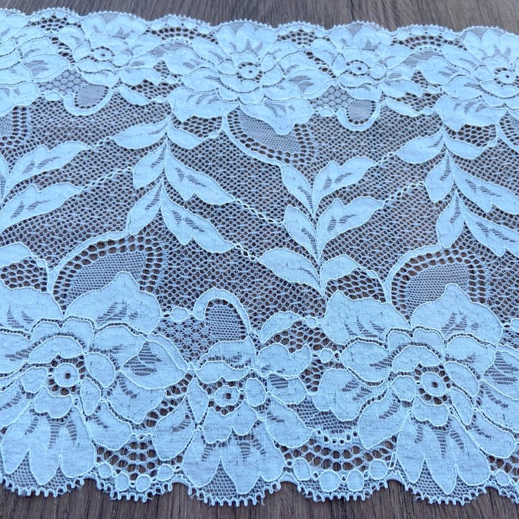 Zeal Lace Trim Fabric High Quality Africa Nigeria Hoh Indian French Chantilly Elastic Broad Lace Trimmings
